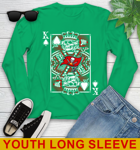 Tampa Bay Buccaneers NFL Football The King Of Spades Death Cards Shirt Youth Long Sleeve 7