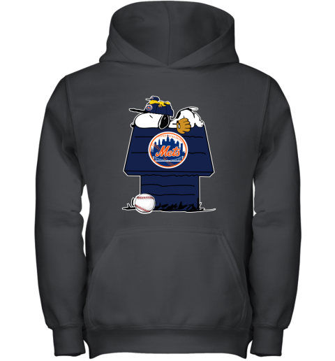 MLB New York Mets Snoopy Woodstock The Peanuts Movie Baseball T Shirt ABmUEyp7TtK youth hoodie 43 95 151514 front black