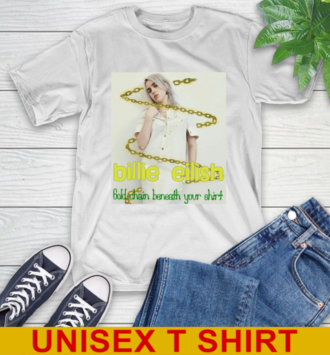 Billie Eilish Gold Chain Beneath Your Shirt 1