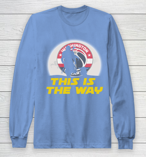 Washington Wizards NBA Basketball Star Wars Yoda And Mandalorian This Is The Way Long Sleeve T-Shirt 8