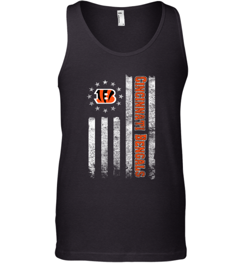 NFL American Flag Football Sports Cincinnati Bengals Tank Top