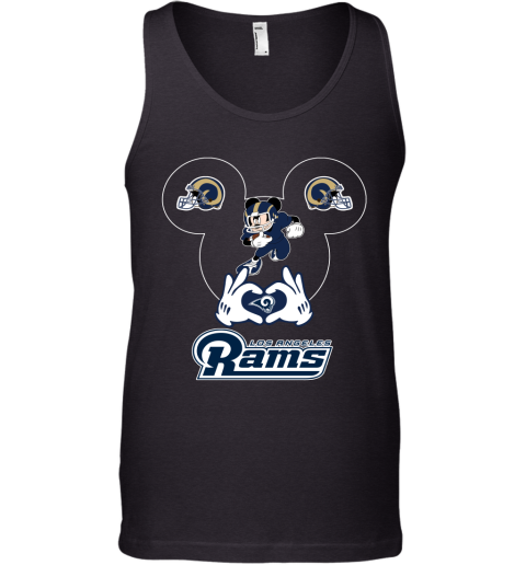 I Love The Rams Mickey Mouse Los Angeles Rams Tank Top
