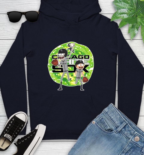 MLB Chicago White Sox Rick And Morty Baseball Sports Youth Hoodie 4