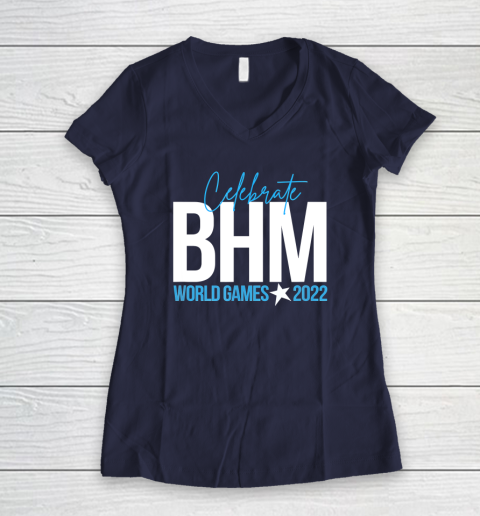 World Games Birmingham 2022 Women's V-Neck T-Shirt 7