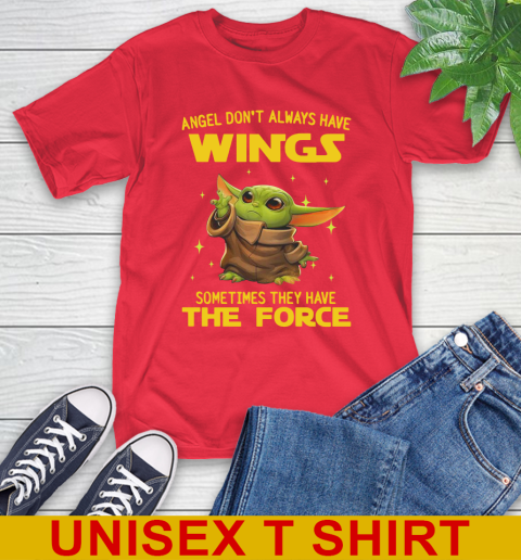 Baby Yoda Angel Don't Always Have Wings They Have The Force Shirt 12