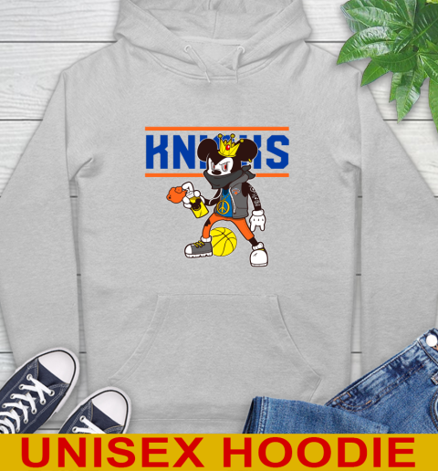 New York Knicks NBA Basketball Mickey Peace Sign Sports Hoodie 6