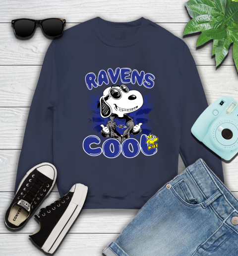 NFL Football Baltimore Ravens Cool Snoopy Shirt Sweatshirt 2