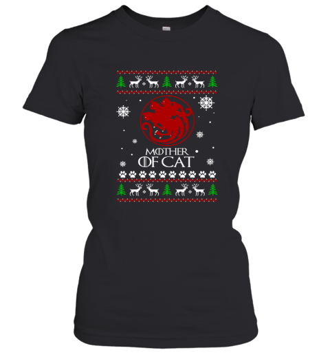 Game Of Thrones  Mother Of Cats Christmas Ugly Women's T-Shirt