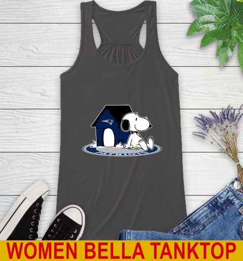 NFL Football New England Patriots Snoopy The Peanuts Movie Shirt Racerback Tank 12