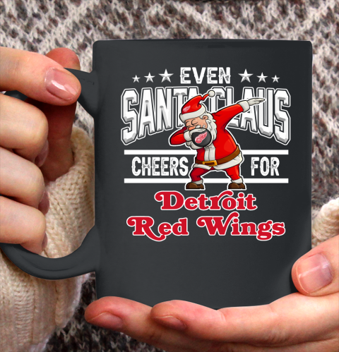Detroit Red Wings Even Santa Claus Cheers For Christmas NHL Ceramic Mug 11oz 2