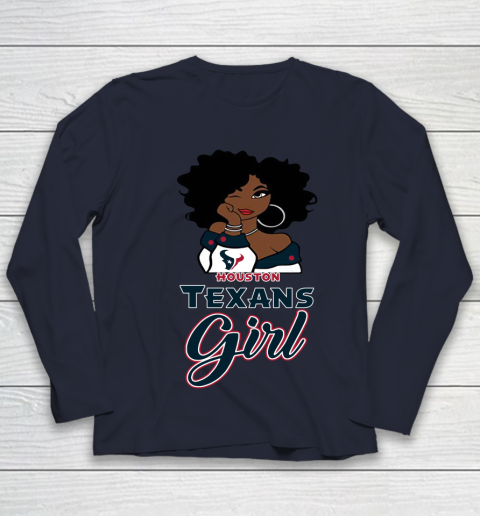 Houston Texans Girl NFL Youth Long Sleeve 3