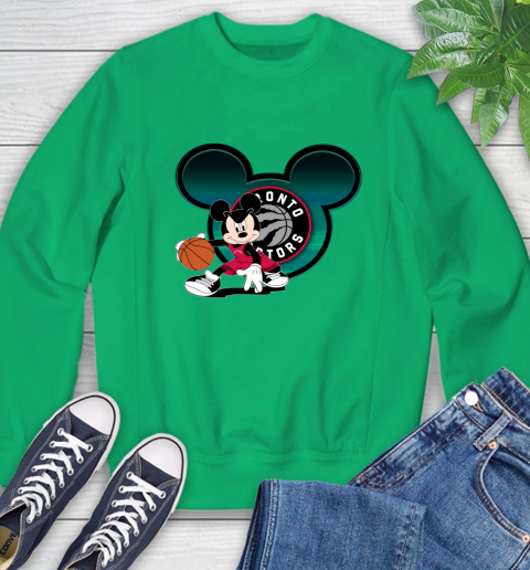 NBA Toronto Raptors Mickey Mouse Disney Basketball Sweatshirt 6