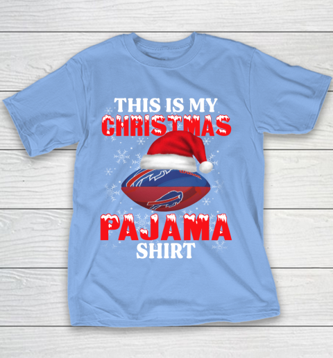 Buffalo Bills This Is My Christmas Pajama Shirt NFL Youth T-Shirt 8