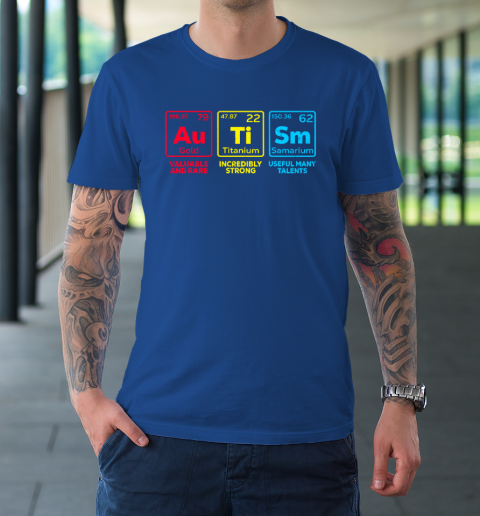 Autism Awareness Elements Periodic Table T-Shirt 7