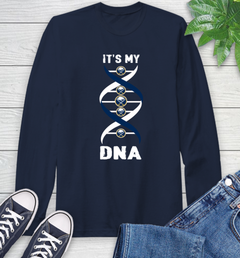 Buffalo Sabres NHL Hockey It's My DNA Sports Long Sleeve T-Shirt 3