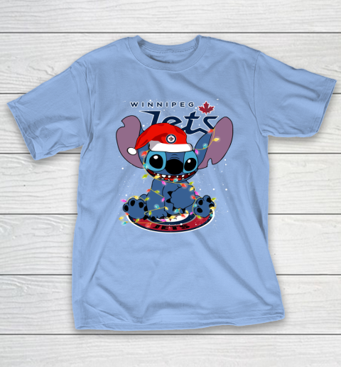 Winnipeg Jets NHL Hockey noel stitch Christmas T-Shirt 8