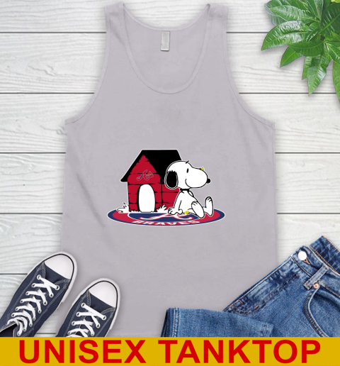 MLB Baseball Atlanta Braves Snoopy The Peanuts Movie Shirt Tank Top 4