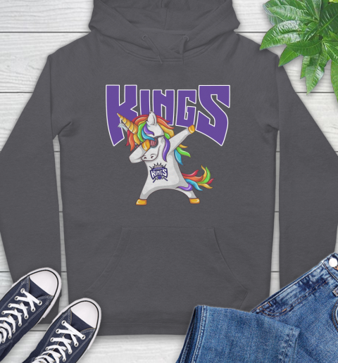 Sacramento Kings NBA Basketball Funny Unicorn Dabbing Sports Hoodie 7