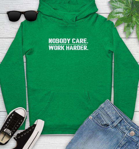 Lamar Jackson Nobody Cares Work Harder Youth Hoodie 9