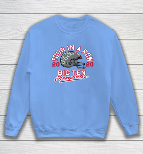 OSU 2020 Big Ten Champions 2020 Four In A Row Sweatshirt 8