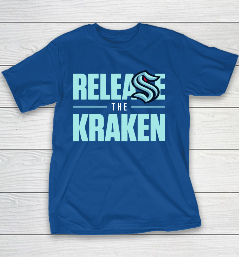 Release The Kraken T Shirt – Seattle Kraken Youth T-Shirt 6