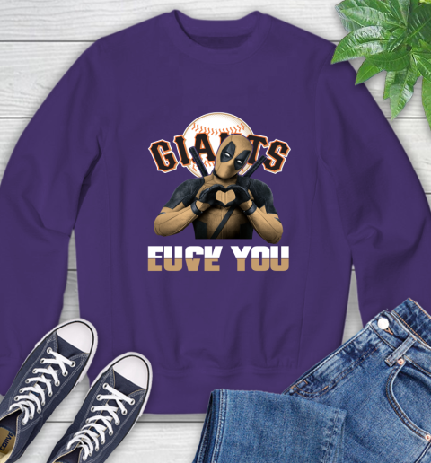 MLB San Francisco Giants Deadpool Love You Fuck You Baseball Sports Sweatshirt 5 MLB San Francisco Giants Deadpool Love You Fuck You Baseball Sports Sweatshirt - Image 5