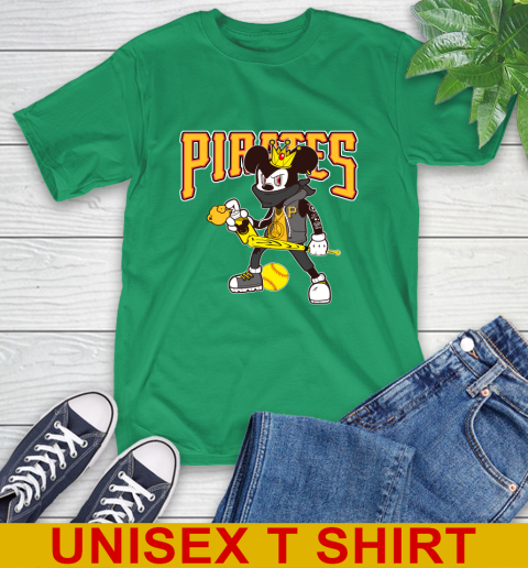 Pittsburgh Pirates MLB Baseball Mickey Peace Sign Sports T-Shirt 7