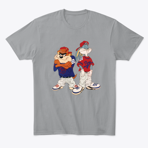 2blo bugs and taz kriss kross tshirt classic t shirt 2 front sport grey