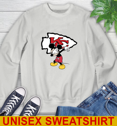 Kansas City Chiefs NFL Football Dabbing Mickey Disney Sports Sweatshirt 5