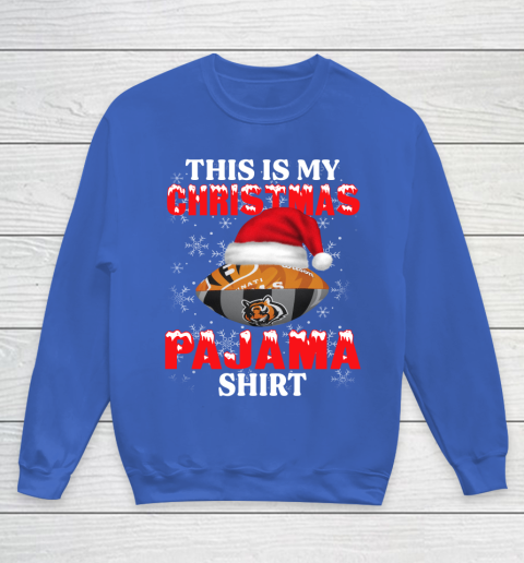 Cincinnati Bengals This Is My Christmas Pajama Shirt NFL Youth Sweatshirt 6