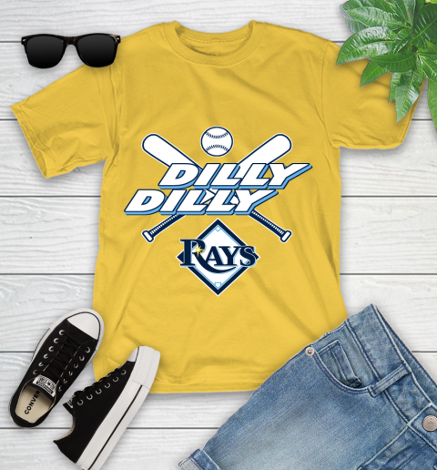 MLB Tampa Bay Rays Dilly Dilly Baseball Sports Youth T-Shirt 8