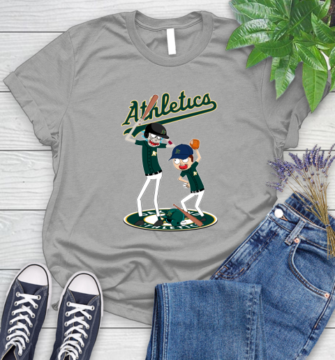 MLB Oakland Athletics Rick And Morty Baseball 100