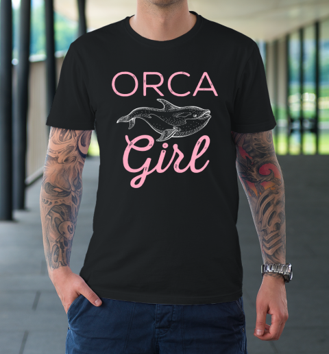 Funny Orca Lover Graphic for Women Girls Kids Whale T-Shirt