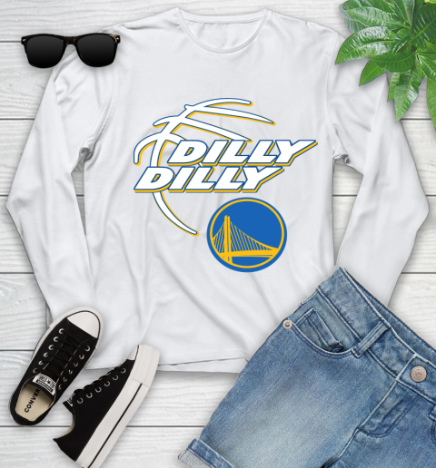 NBA Golden State Warriors Dilly Dilly Basketball Sports Youth Long Sleeve