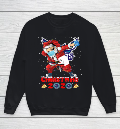 Charlotte Hornets Funny Santa Claus Dabbing Christmas 2020 NBA Youth Sweatshirt