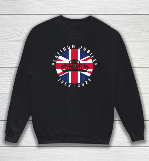 Queen Platinum Jubilee British Flag 70 Year Celebration Sweatshirt