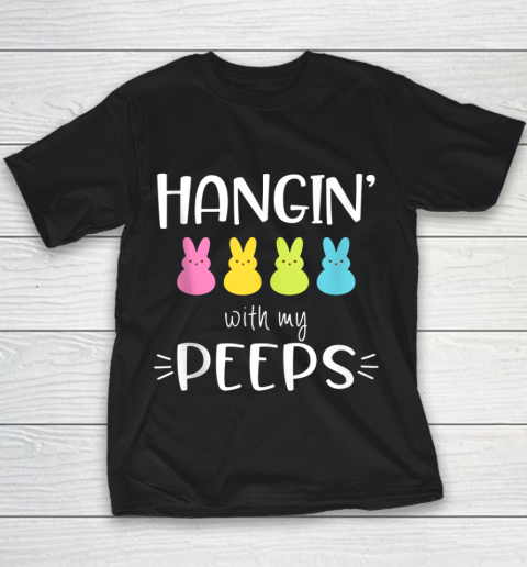 Hangin with my Peeps Easter Bunny Youth T-Shirt