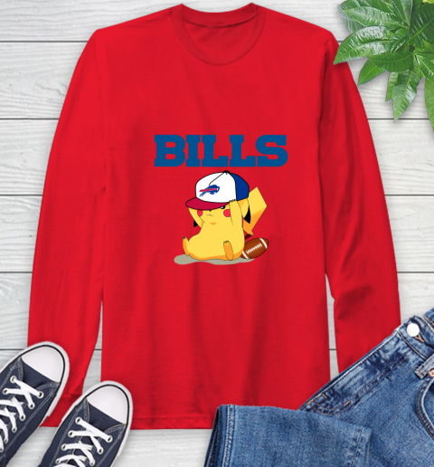 NFL Pikachu Football Sports Buffalo Bills Long Sleeve T-Shirt 10