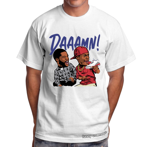 Air Jordan 3 Knicks Matching Sneaker Tshirt Daaamn Meme 2 Red and White Jordan Shirt