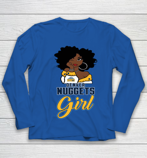 Denver Nuggets Girl NBA Youth Long Sleeve 9