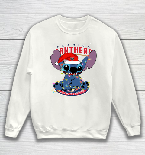 Florida Panthers NHL Hockey noel stitch Christmas Sweatshirt