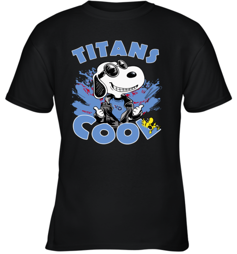 Tennessee Titans Snoopy Joe Cool We're Awesome Youth T-Shirt
