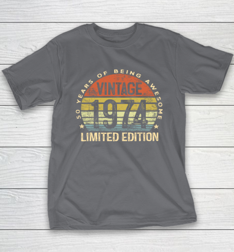 50 Year Old Gifts Vintage 1974 Limited Edition 50th Birthday Youth T-Shirt 5