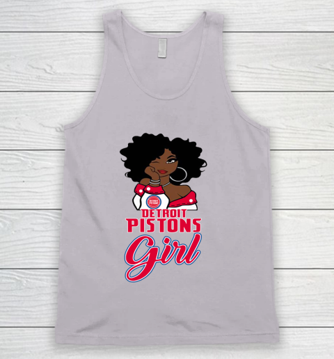 Detroit Pistons Girl NBA Tank Top 4