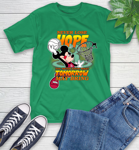 Houston Rockets NBA Basketball Mickey Disney Never Lose Hope T-Shirt 7