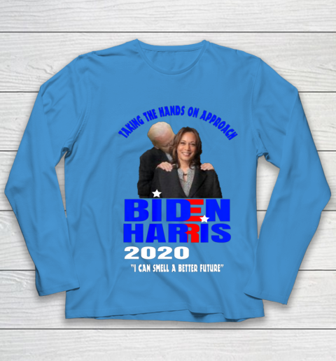 Anti Joe Biden Kamala Harris Hands On Can Smell The Future Youth Long Sleeve 5