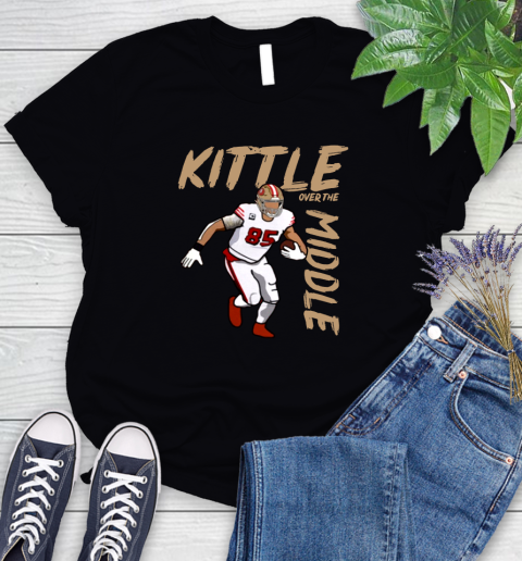 George Kittle Kittle Over the Middle San Francisco Shirt 89