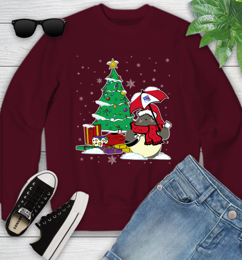New York Rangers NHL Hockey Cute Tonari No Totoro Christmas Sports Youth Sweatshirt 4