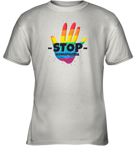 Stop Homophobia Illustration Youth T-Shirt