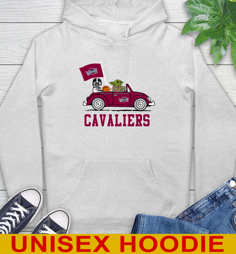 NBA Basketball Cleveland Cavaliers Darth Vader Baby Yoda Driving Star Wars Shirt Hoodie